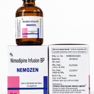 NEMOZEN Injection Nimodipine Infusion BP 10 mg/50 ml 50 ml